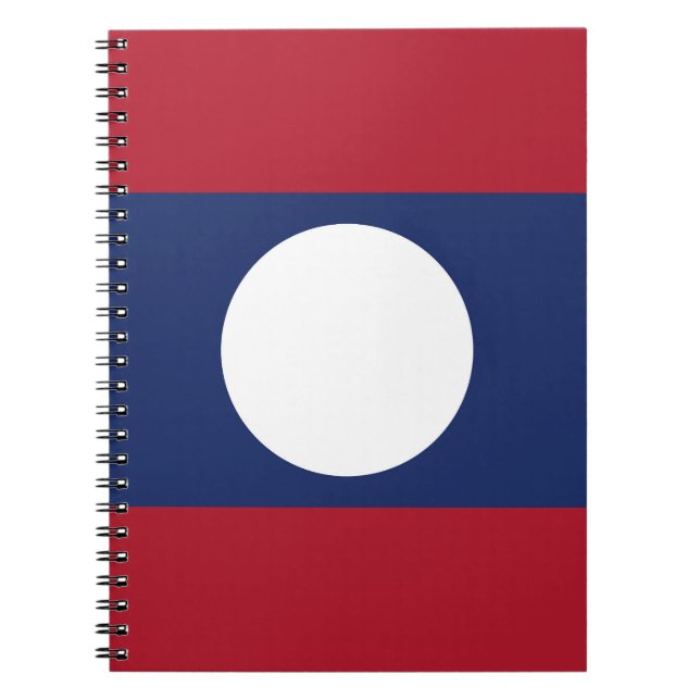 Laos flag notebook (Front)