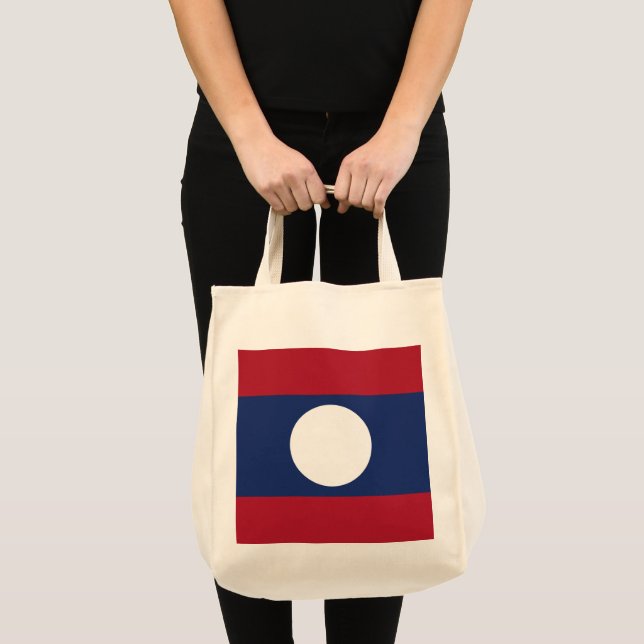 Laos flag tote bag (Front (Product))