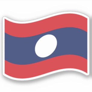 Laos Flag Wave