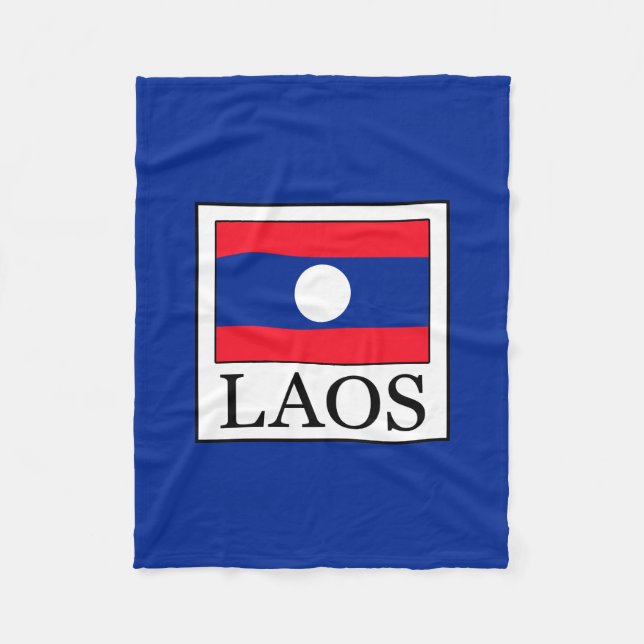 Laos Fleece Blanket (Front)
