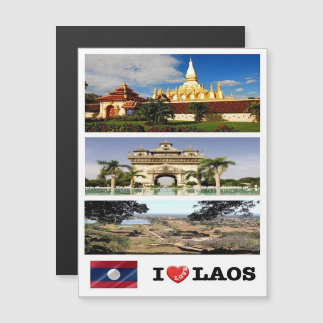 Laos - I Love - (Front/Back)