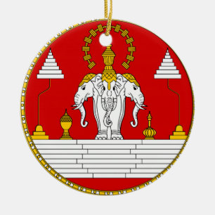 Laos* Kingdom Christmas Ornament