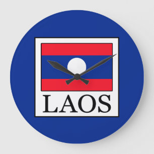 Laos Large Clock