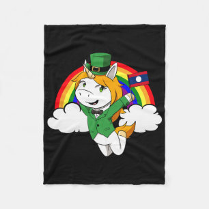 Laos Proud Lao Laotian Flag St. Patricks Day Unico Fleece Blanket