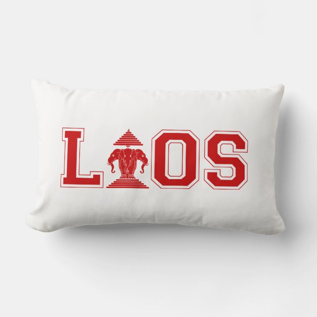 LAOS UNIVERSITY LUMBAR CUSHION (Front)
