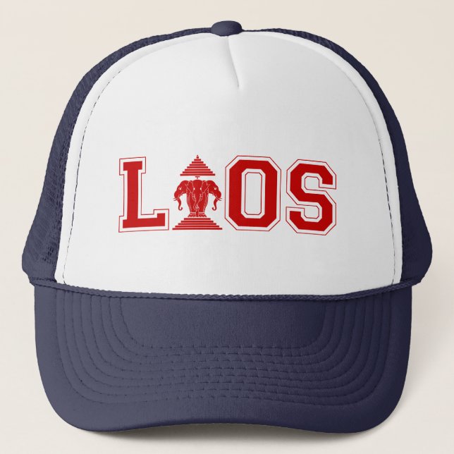 LAOS UNIVERSITY TRUCKER HAT (Front)