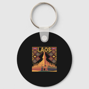 Laos Vacation Lao Laotian Souvenir Key Ring