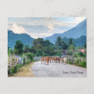 Laos, Vang Vieng Postcard