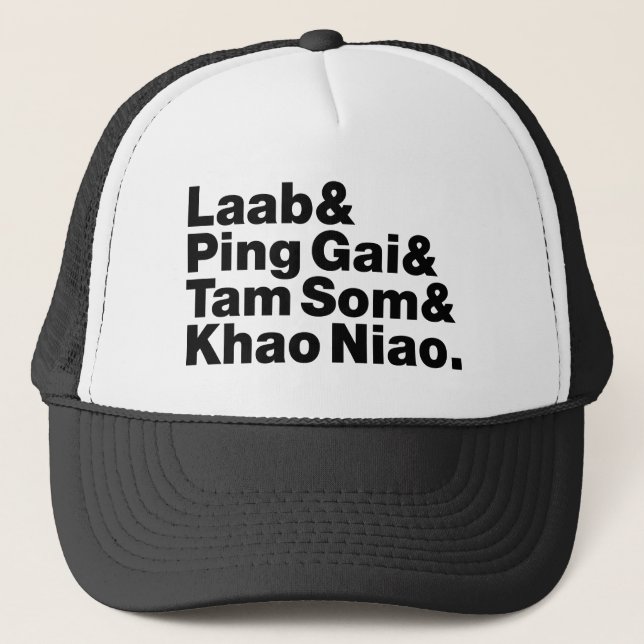 Laotian Street Food Trucker Hat (Front)