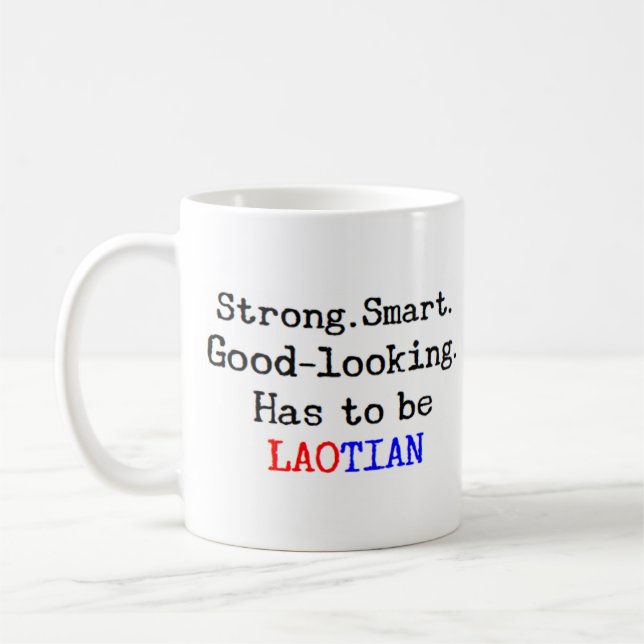 laotian strong coffee mug (Left)