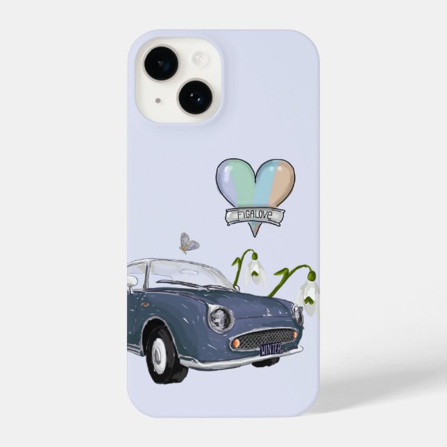 Lapis Grey Figaro phone case - telefoonhoesje (Back)