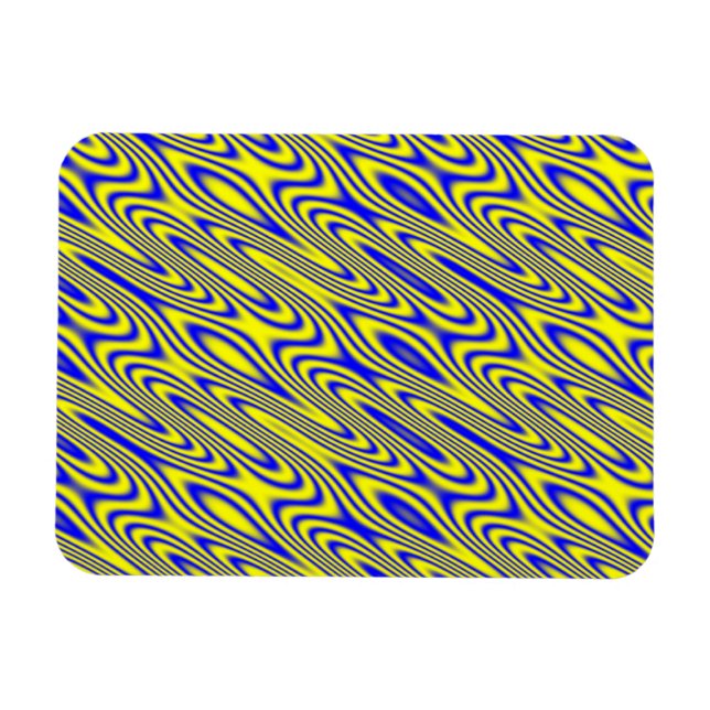 Lapis Lasuli Swirlies Magnet (Horizontal)