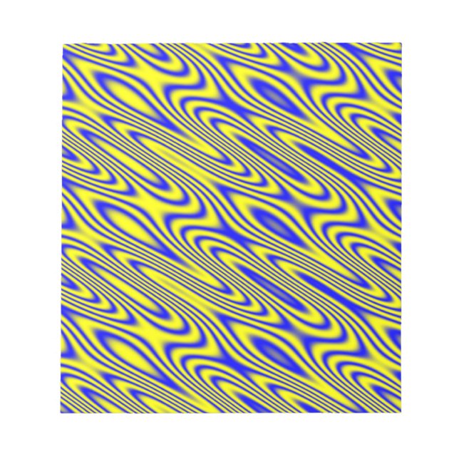 Lapis Lasuli Swirlies Notepad (Front)