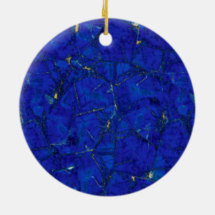 Lapis Lazuli Ceramic Tree Decoration