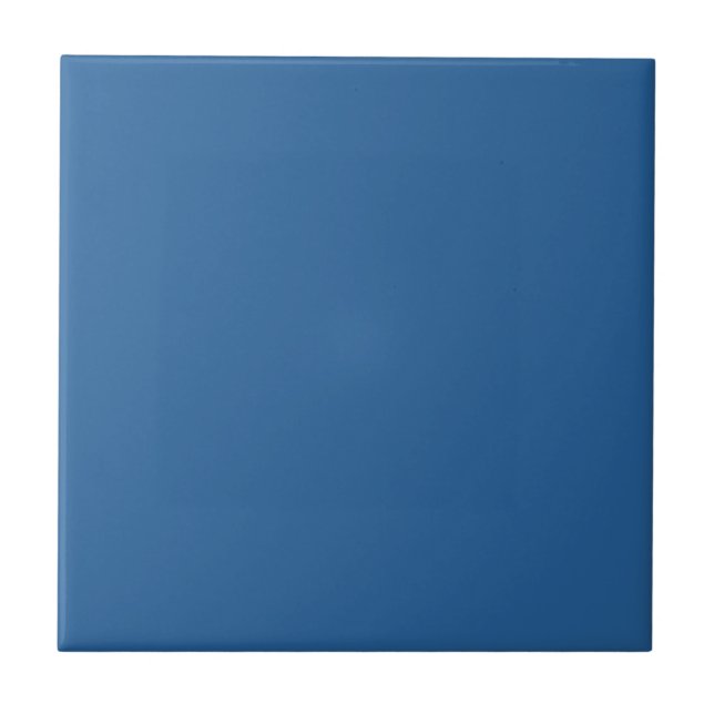 Lapis Lazuli Solid Colour Ceramic Tile (Front)