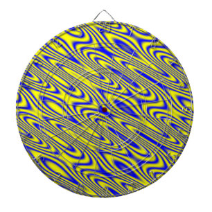 Lapis Lazuli Swirlies Abstract Pattern Dart Board