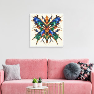 Lapis Totem Canvas Print