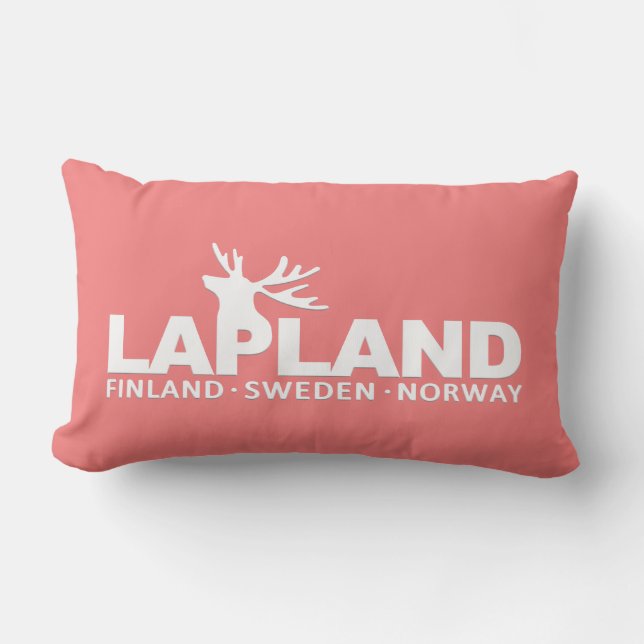 LAPLAND custom colour throw pillow (Front)