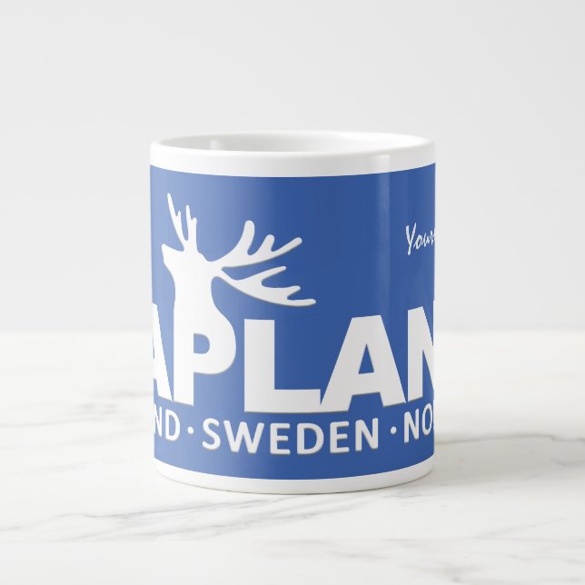 LAPLAND custom monogram & colour mugs (Front)