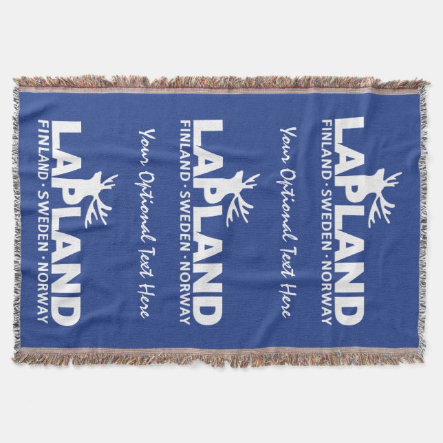LAPLAND custom throw blanket (Front)