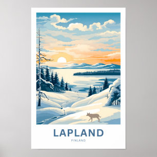 Lapland Finland Travel Print