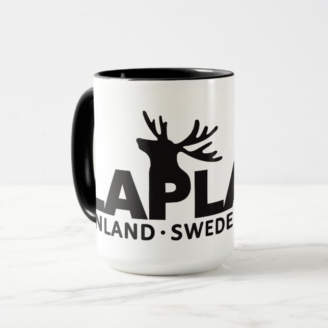 LAPLAND mugs – choose style & colour (Front Left)