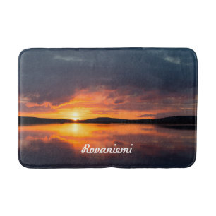 Lapland Sunset Bath Mat