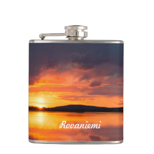 Lapland Sunset Hip Flask