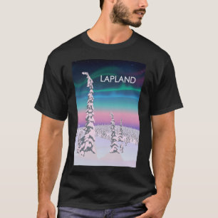 Lapland Travel Poster  T-Shirt