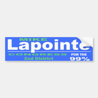 Lapointe For Congress 2014 Campaign Bumper Sticker