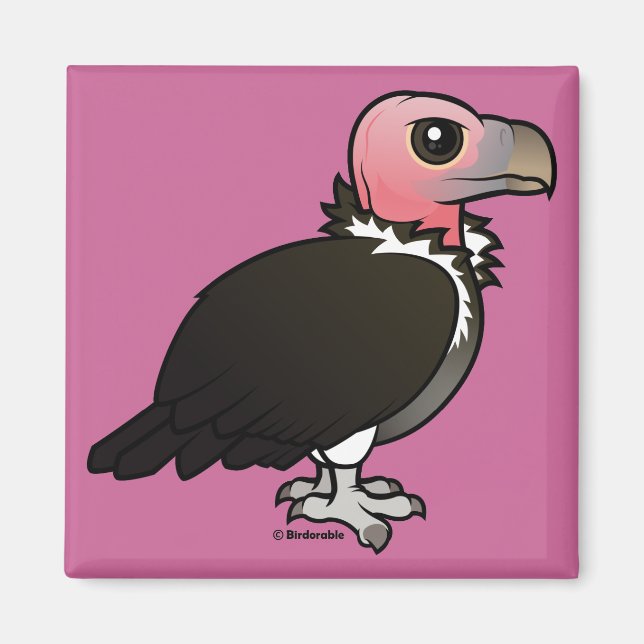 Lappet-faced Vulture Magnet (Front)