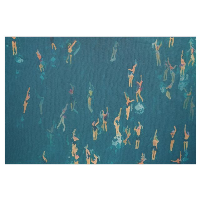 Lapping Waves Fabric (Fat Quarter)