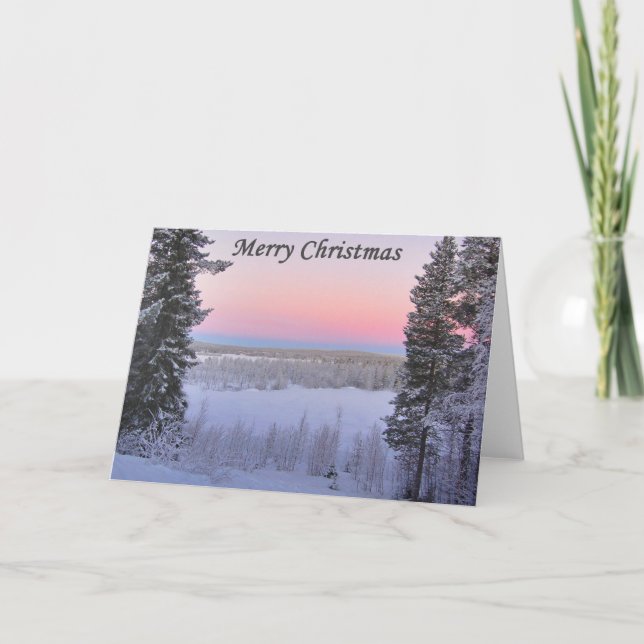 Lappish Christmas Holiday Card (Front)
