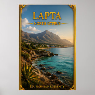 Lapta North Cyprus Green Mountain Escape Poster