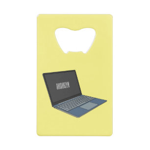 Laptop cartoon illustration 