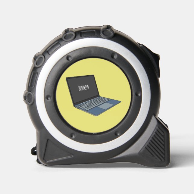 Laptop cartoon illustration  1 (Front)