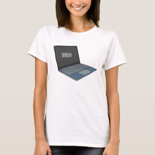 Laptop cartoon illustration T-Shirt