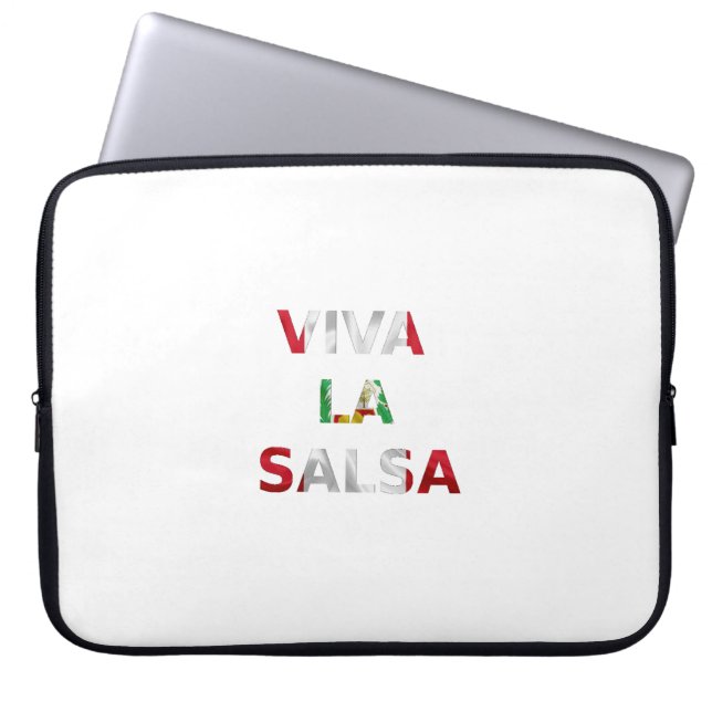 Laptop case Viva la salsa Perú (Front)