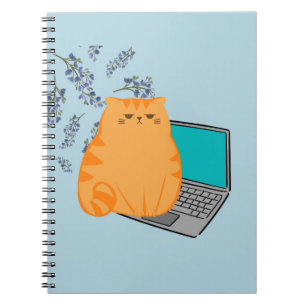 Laptop Cat Notebook
