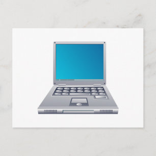 Laptop Computer Postcard