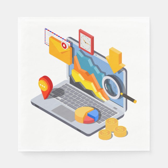 Laptop Computing Napkin (Front)