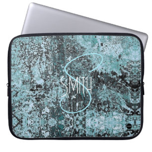 Laptop Cover with Mixed Aqua HAMbyWG