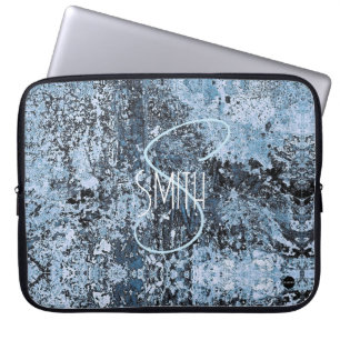 Laptop Cover with Mixed Light Blue HAMbyWG