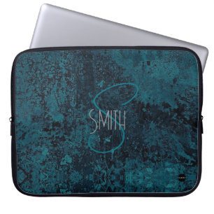Laptop Cover with Teal Blue - Green HAMbyWG