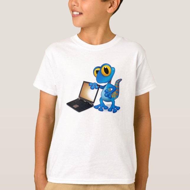 laptop lizard t-shirt (Front)