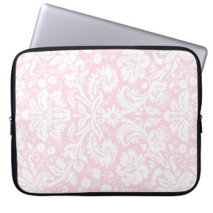 Laptop Pink Damask Pattern Sleeve