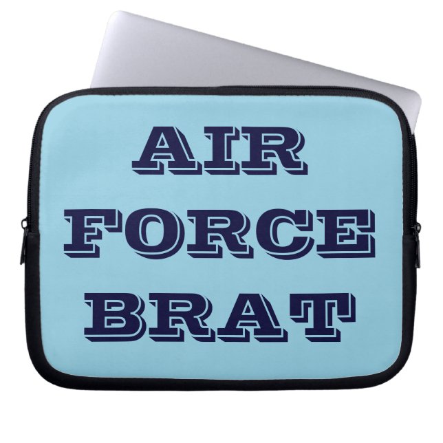 Laptop Sleeve Air Force Brat (Front)
