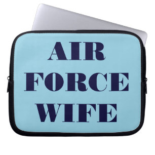 Laptop Sleeve Air Force Wife