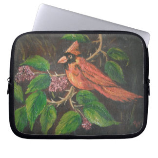 Laptop Sleeve Ann Hayes Painting Cardinal