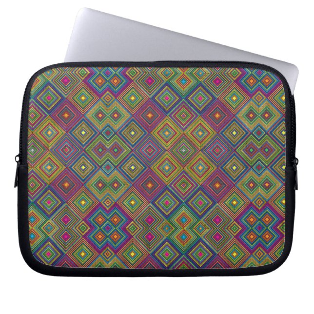 Laptop sleeve featuring a colorful (Front)